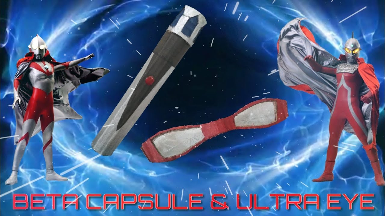 Membuat DX Ultraman Hayata dan Ultra Seven dari kardus