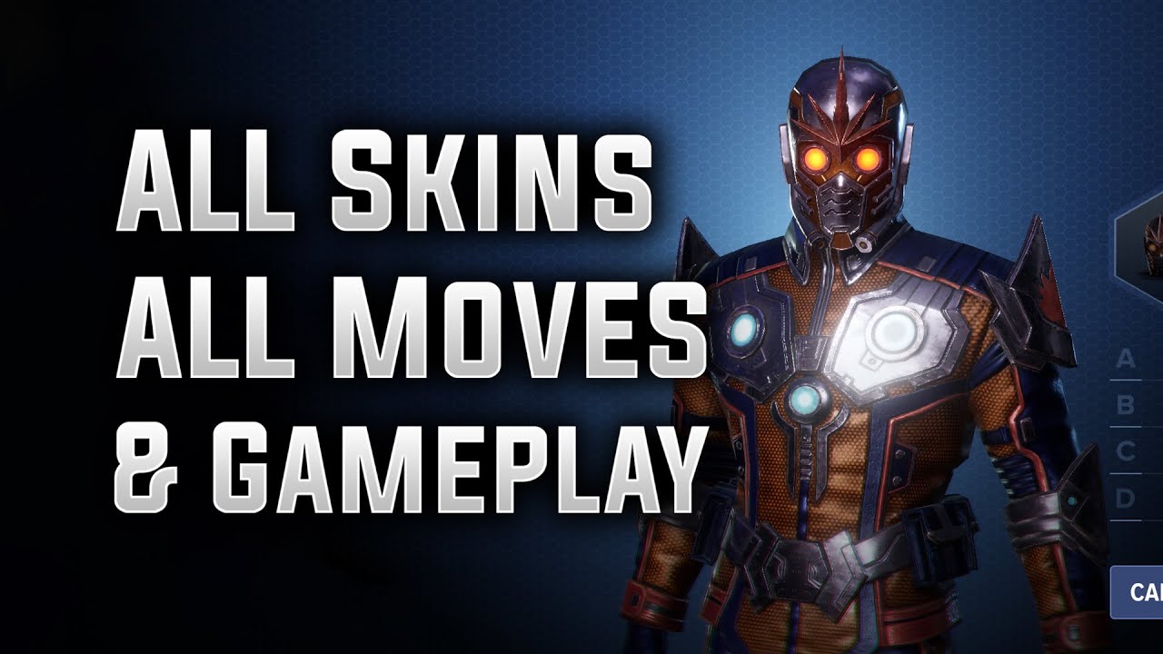 Star-Lord: ALL Skins, ALL Moves, & Gameplay! - MARVEL Future Revolution - MFR