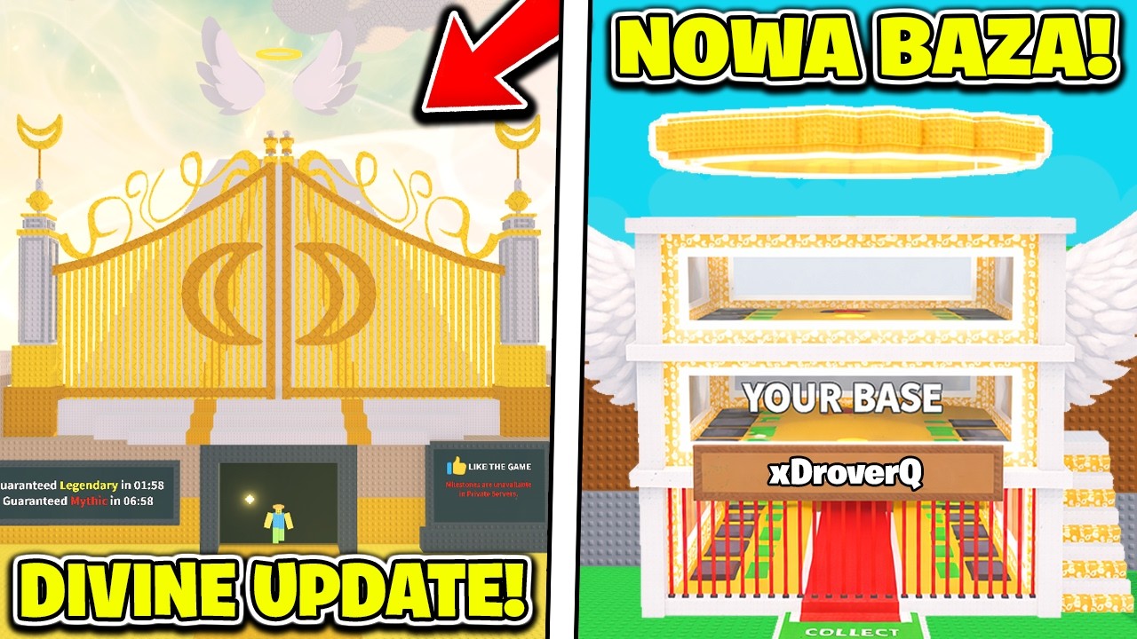 JUŻ JEST NOWY DIVINE UPDATE W STEAL A BRAINROT! Roblox