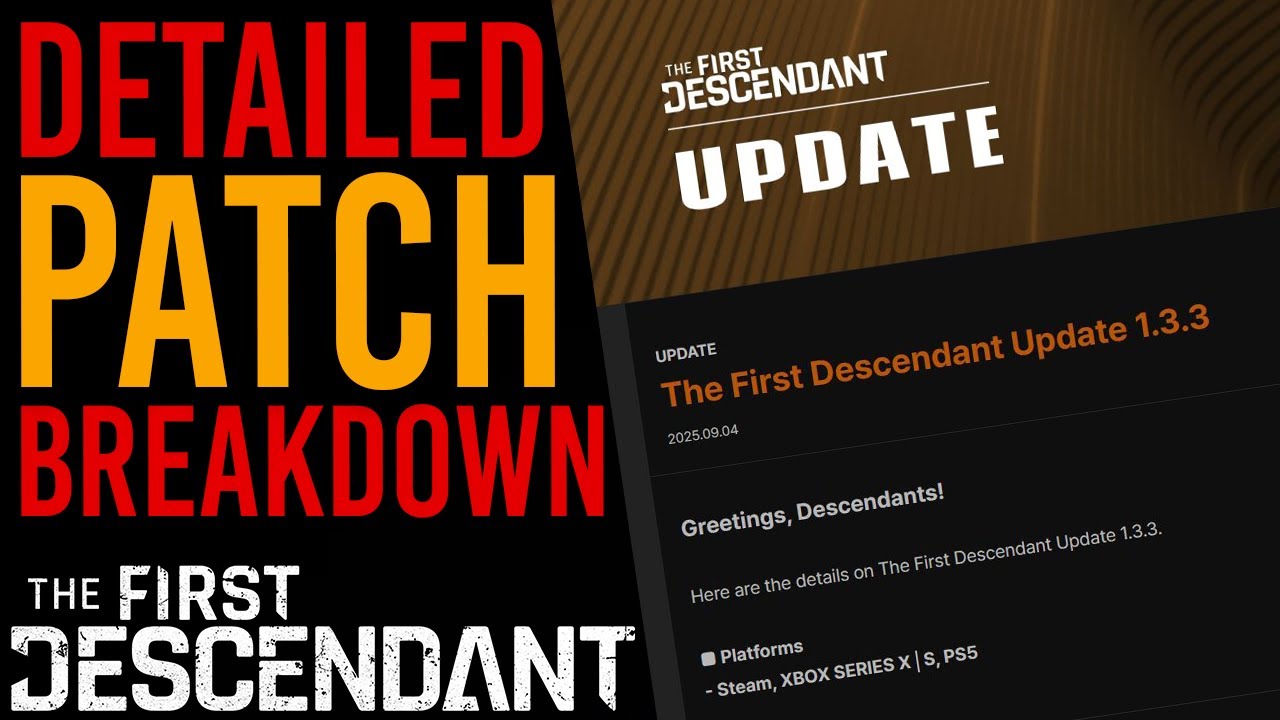 EVERYTHING YOU NEED TO KNOW ABOUT THE NEW SEASON 3 PATCH | The First Descendant