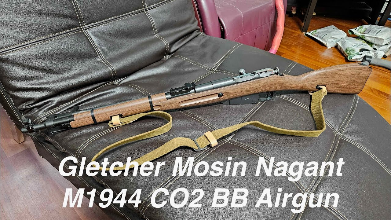 M1944 Mosin Nagant CO2 BB .177 Airgun Review! Super Accurate BB Rifle with Bayonet!