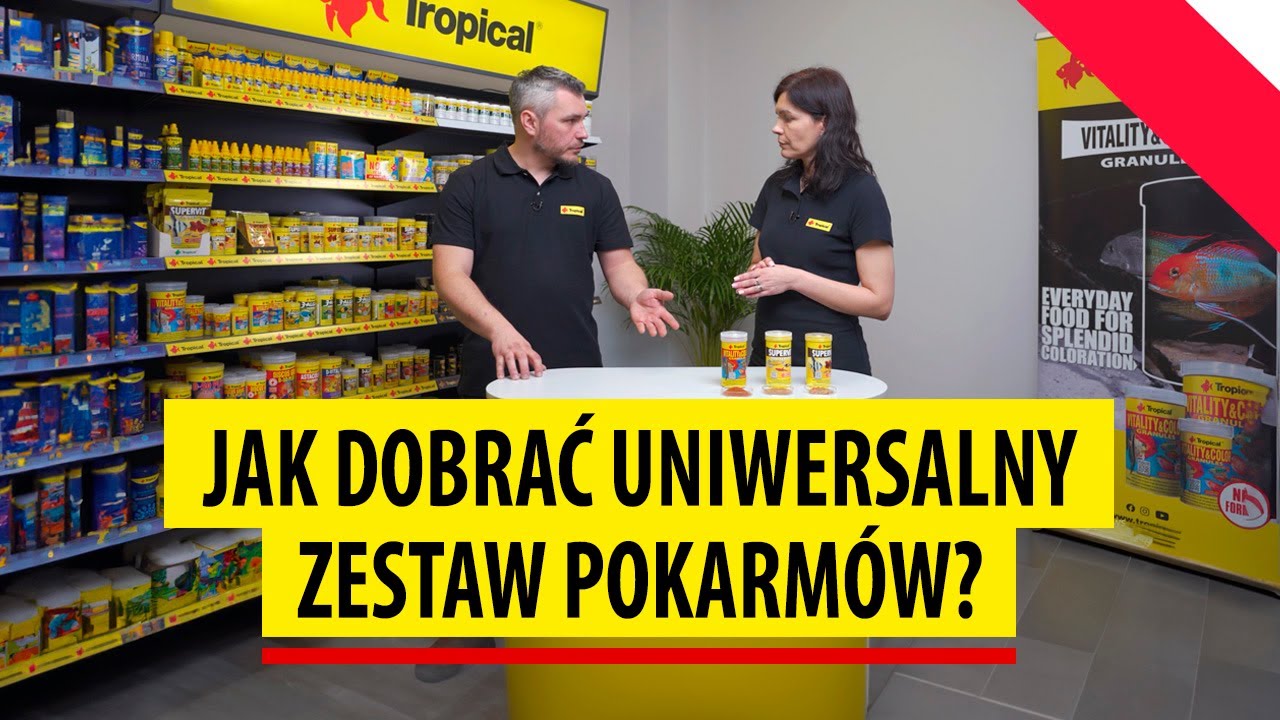 TROPICAL | Jak dobrać uniwersalny zestaw pokarm&oacute;w?
