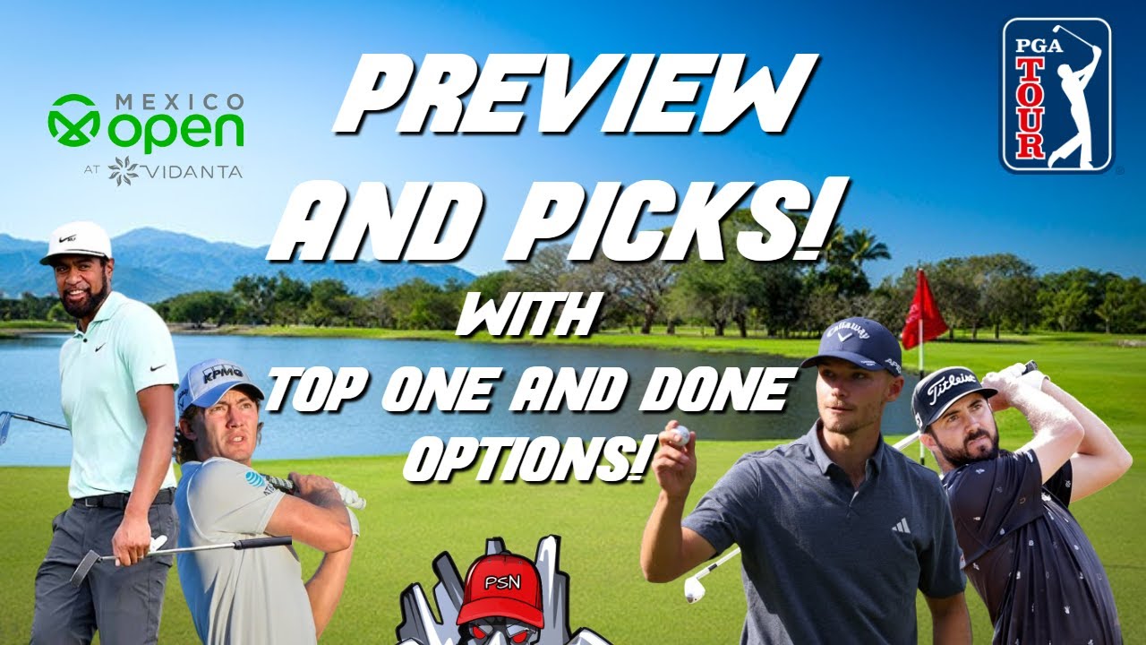 PGA Tour Mexico Open Golf Picks: Top Picks, One-and-Done golf picks and more!