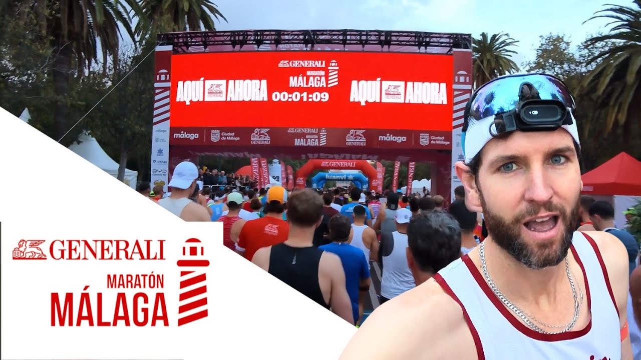 MALAGA MARATHON 2025 RACE VLOG - I fail at the Marathon AGAIN!