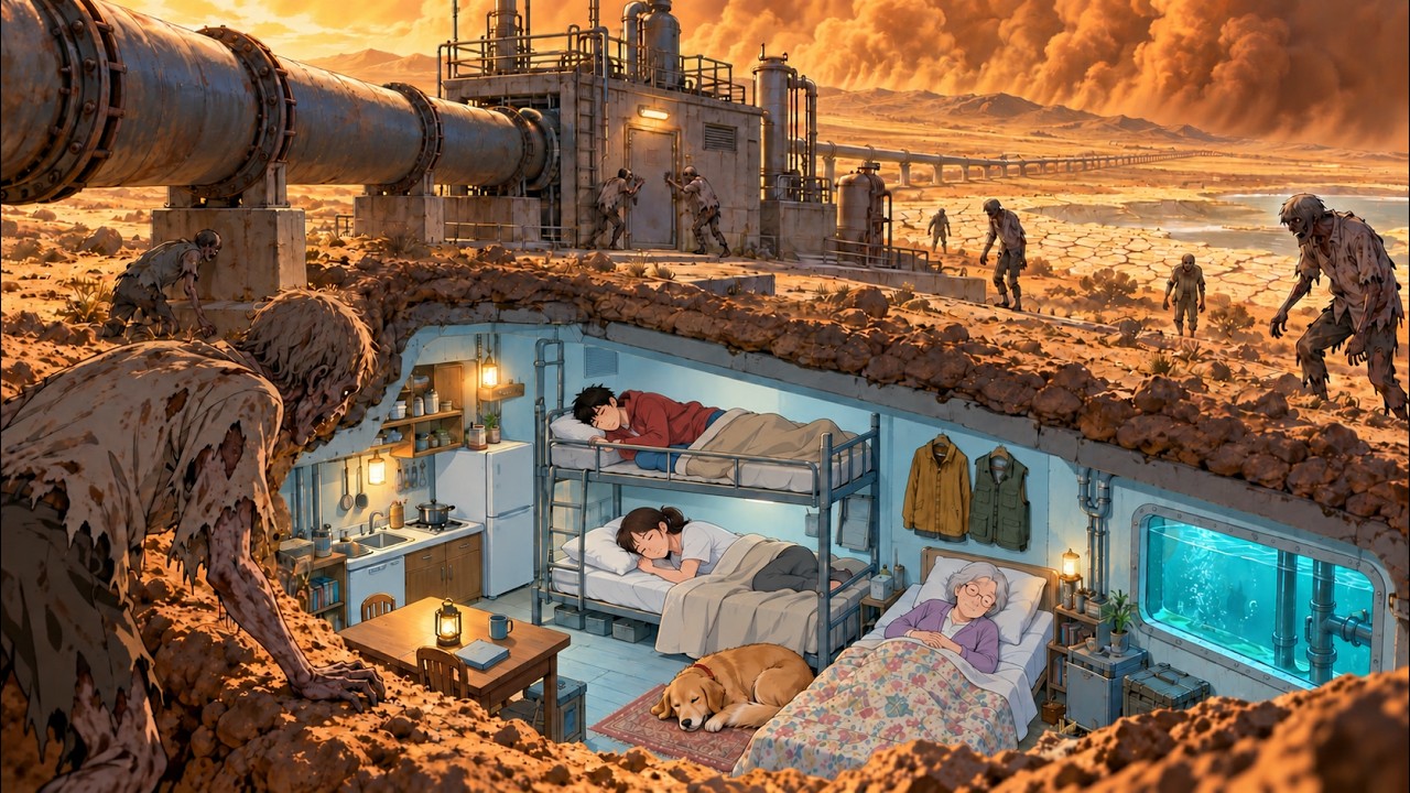 They Found A Hidden Bunker Beneath a Desert Pump Station During Zombie Apocalypse | The Shelter Girl