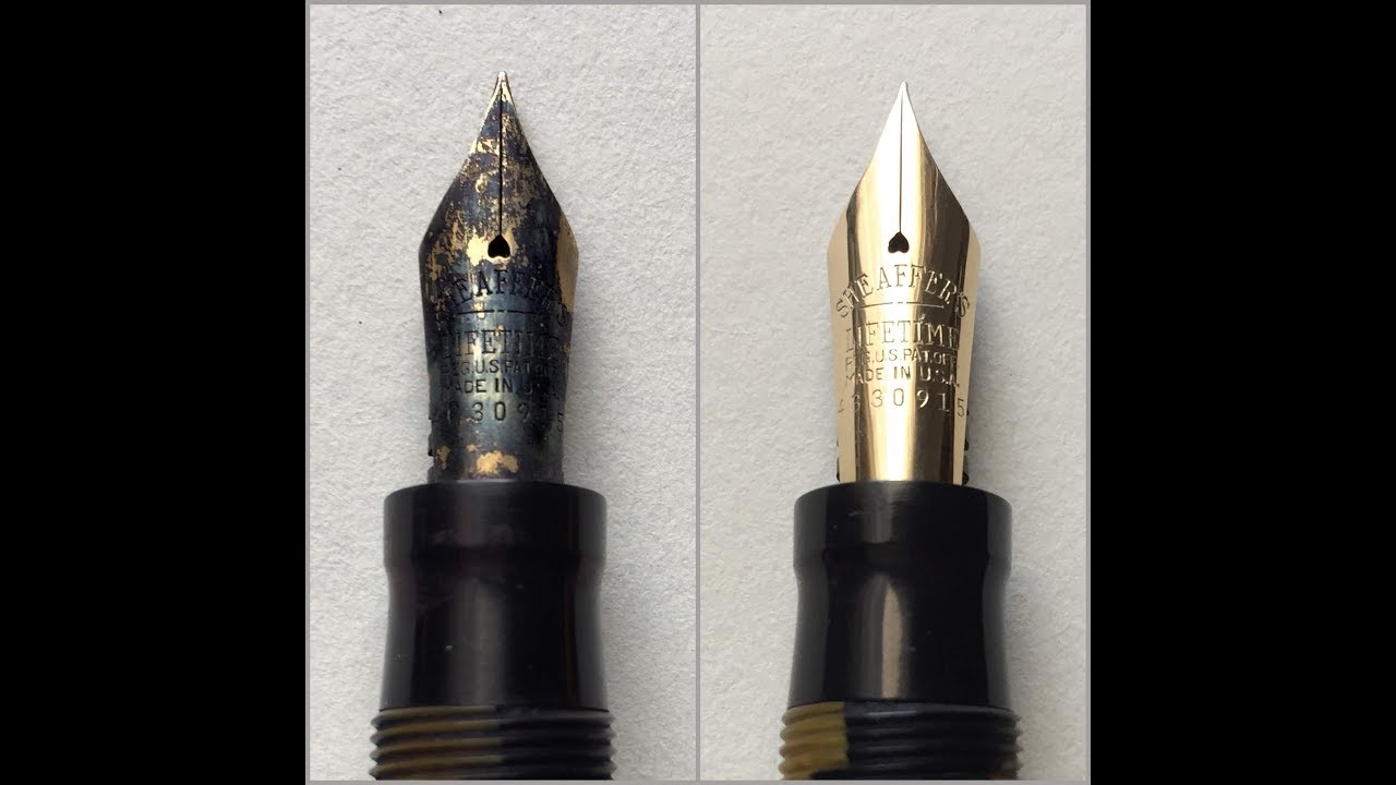 How To Restore Vintage Nib (Sheaffer Balance)