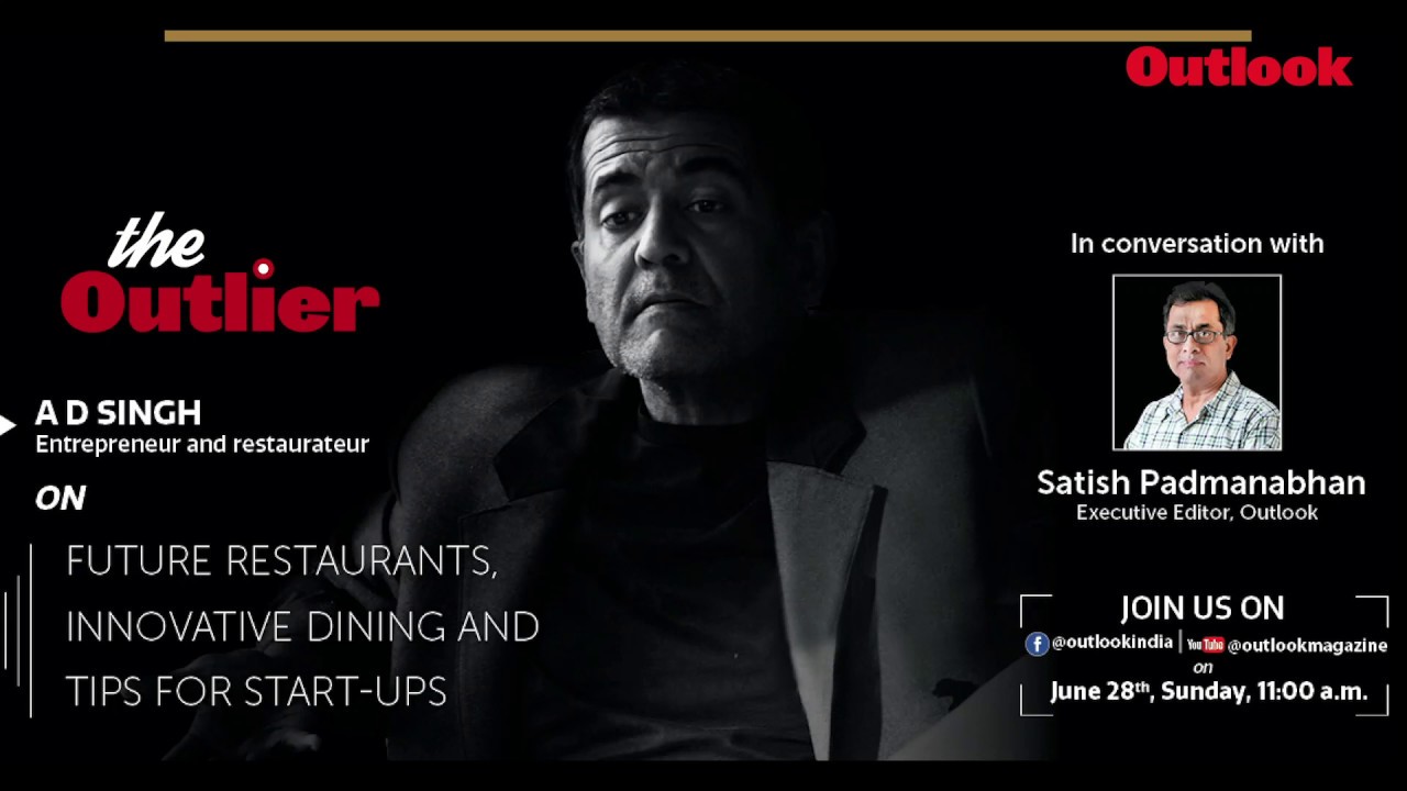 PROMO | The Outlier Episode 4   AD Singh, Entrepreneur and Restaurateur