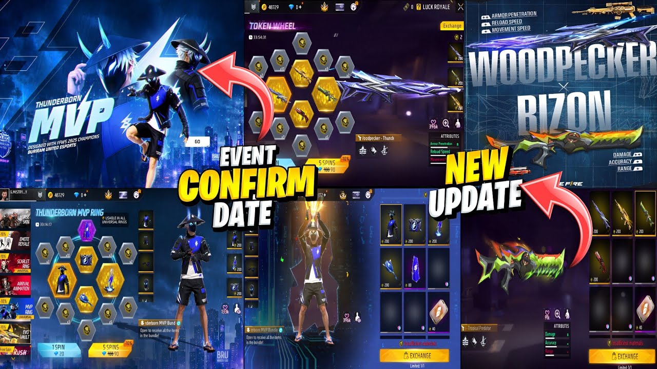 Next Universal Ring Event 🤯🥳 MVP Bundle Ring! Woodpecker x Bizon Weapon Ring Event