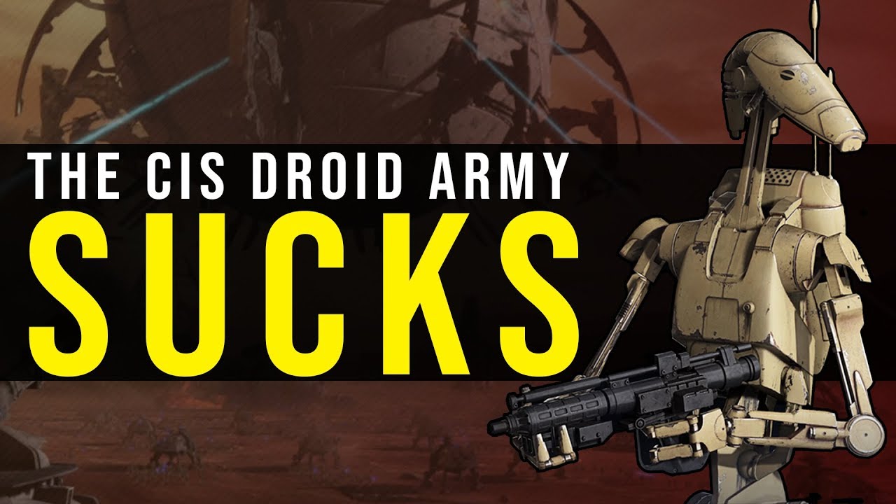 Why the CIS Droid Army Sucks! (and how it could've been great) | Star Wars Lore