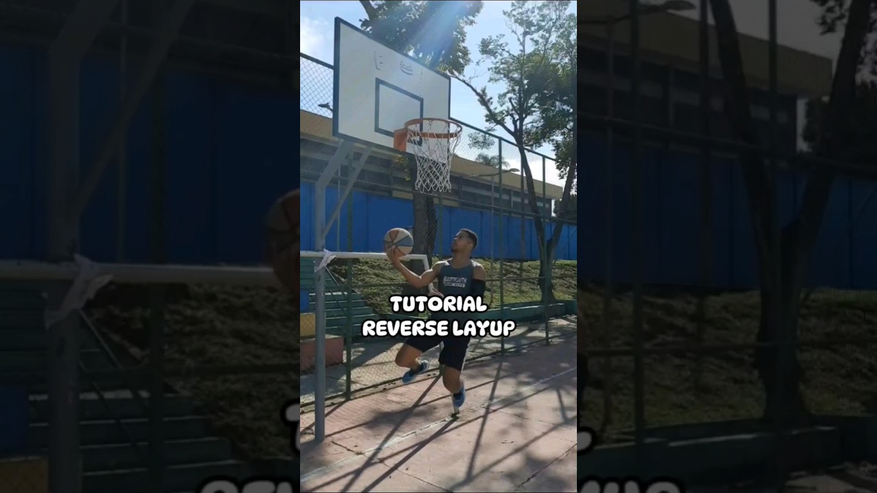 Tutorial reverse layup - bandeja invertida #basquete #basketball #basquetebol #nba #ballislife