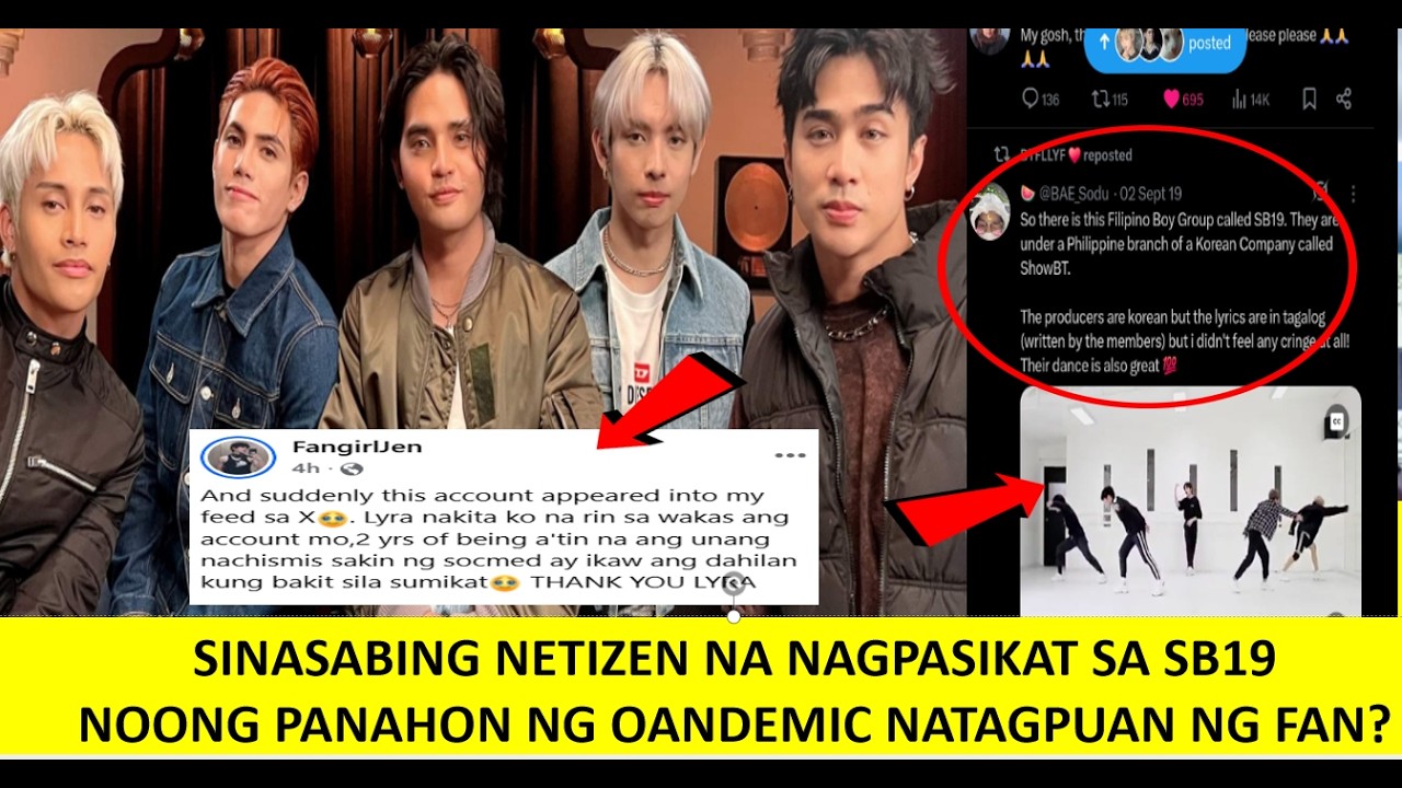ACCOUNT SA SOCMED NA NAGPASIKAT SA SB19 NOONG PANDEMIC NA SI LYRA NAHANAP NG MGA SB19 FANS ALAMIN