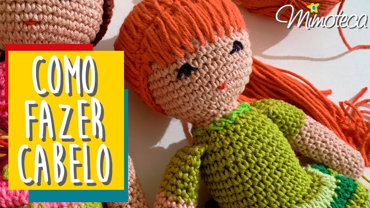 COMO FAZER CABELO - DICA #13 AMIGURUMI