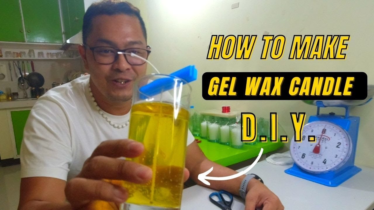 CANDLE MAKING | GEL CANDLE WAX D.I.Y.