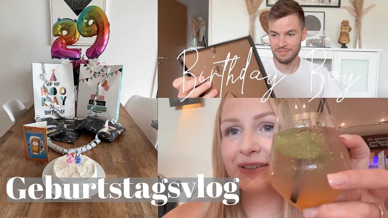Geburtstagsvlog 🎉 | Basti wird 29 + Geschenke Shopping 🎁 | julaavo