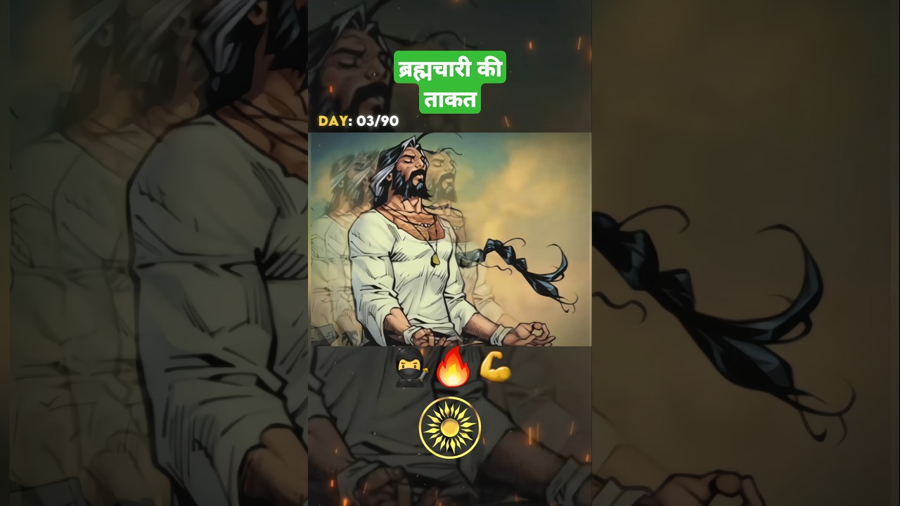 Nobody can beat the Brahmachari🥷☝| Brahmacharya Challenge 03/90 #nofap #celibacy