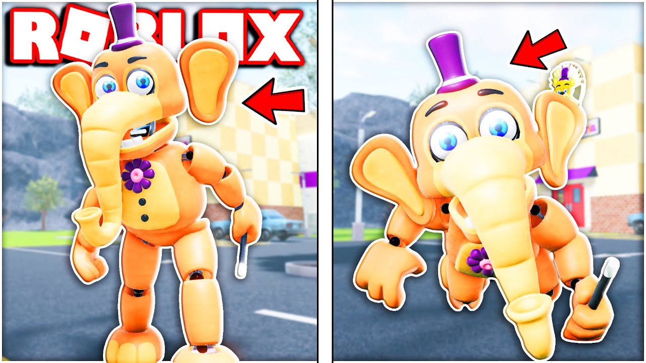 How To Get Orville Elephant Secret Badge Characters In Fredbear's Mega Roleplay