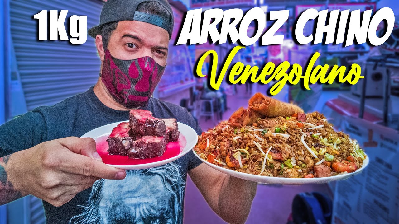 PROBANDO El Mejor ARROZ CHINO VENEZOLANO de México / Comida Venezolana
