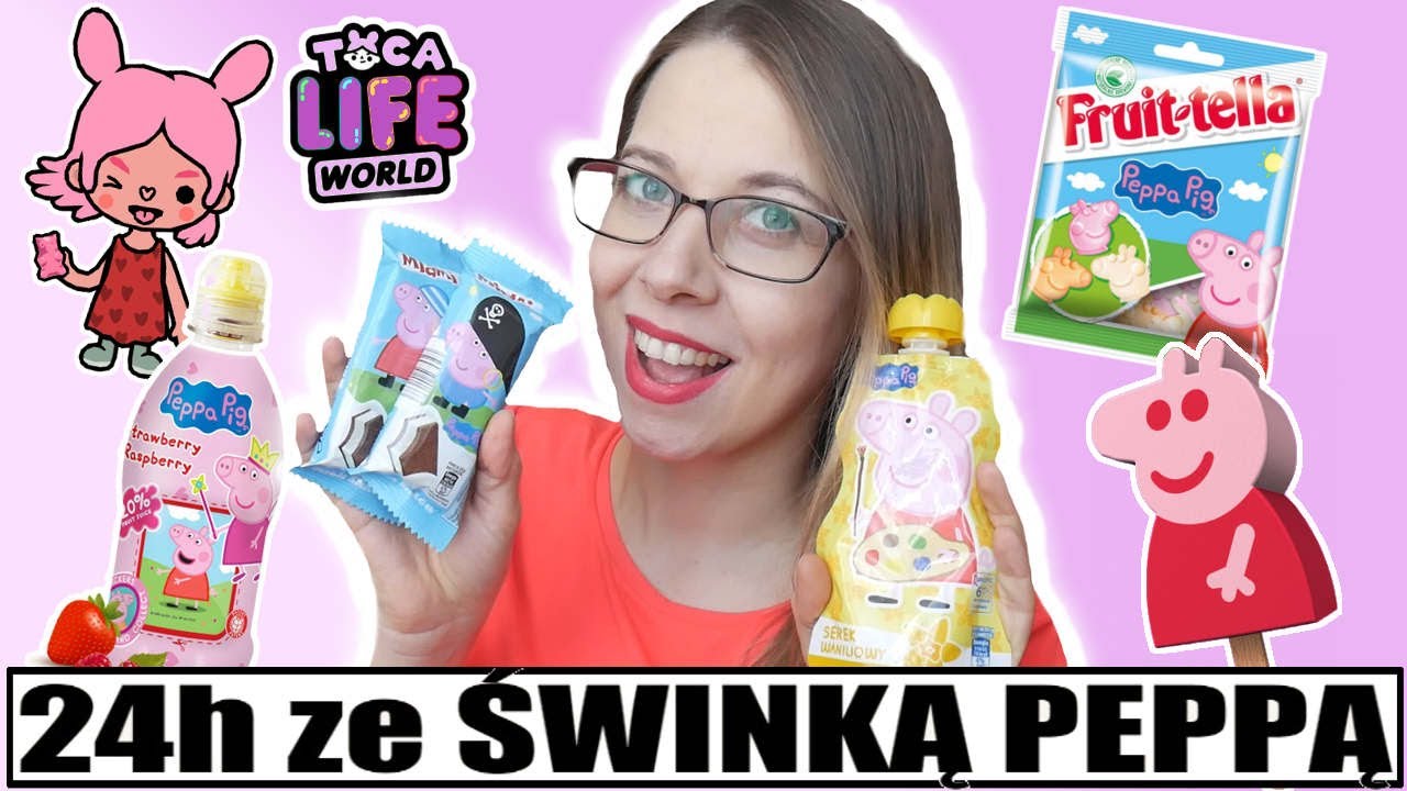 24H ze ŚWINKA PEPPĄ *ZAKUPY & TOCA BOCA* #24hchallenge #tocaboca