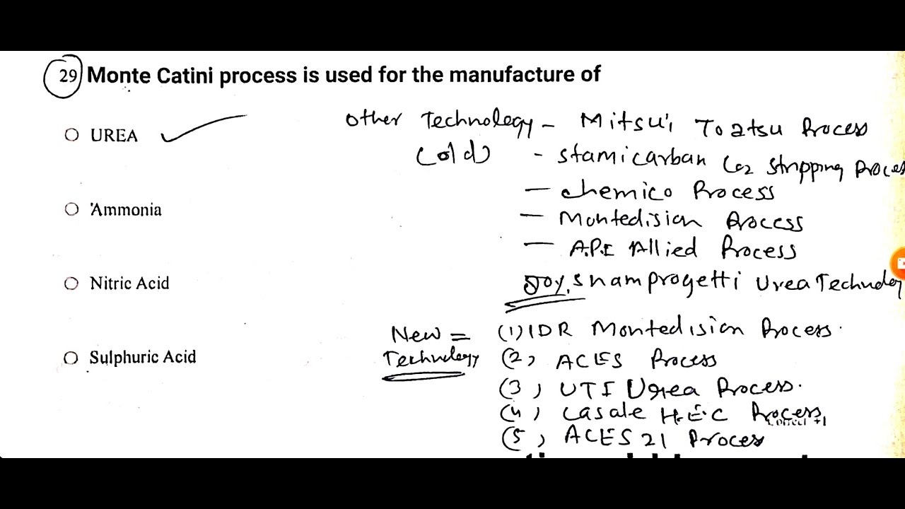 IOCL Vaccancy 2026 Chemical Technology 50 PYQ Detail Solution For Chemical Diploma 