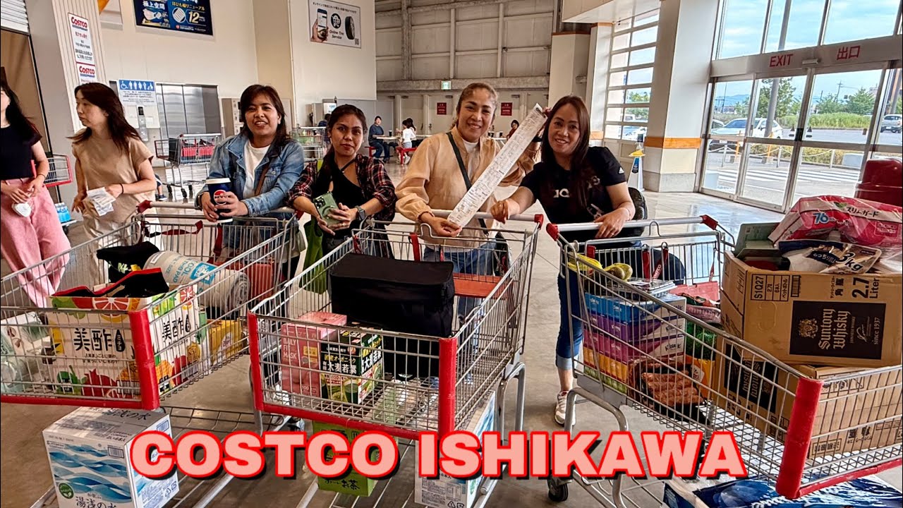 COSTCO WHOLESALE NONOICHI WAREHOUSE ❤️🫰#costco #ishikawa #japantravelvlog #friendsbonding #friends