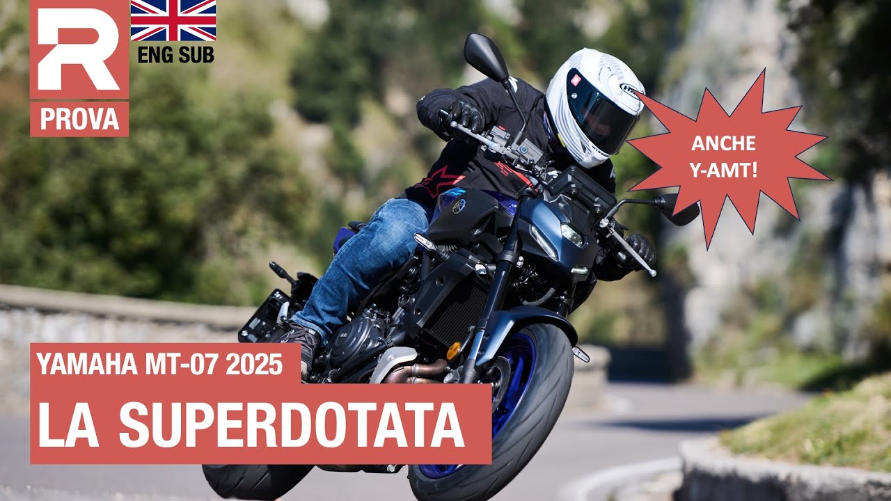 Yamaha MT-07 2025 e MT-07 Y-AMT 2025 - prova - in sella alla naked economica con cambio automatico