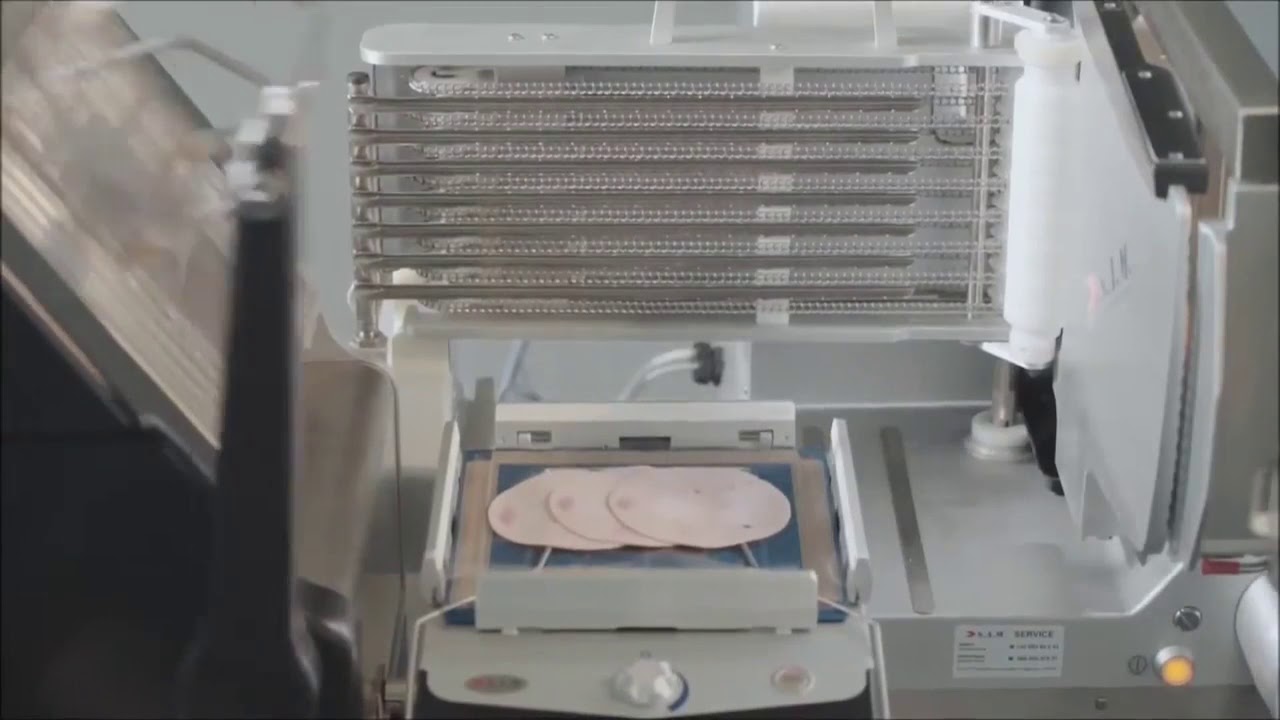S A M  RX3 mit Preisauszeichner   Wurst und Käse Abpackmaschine