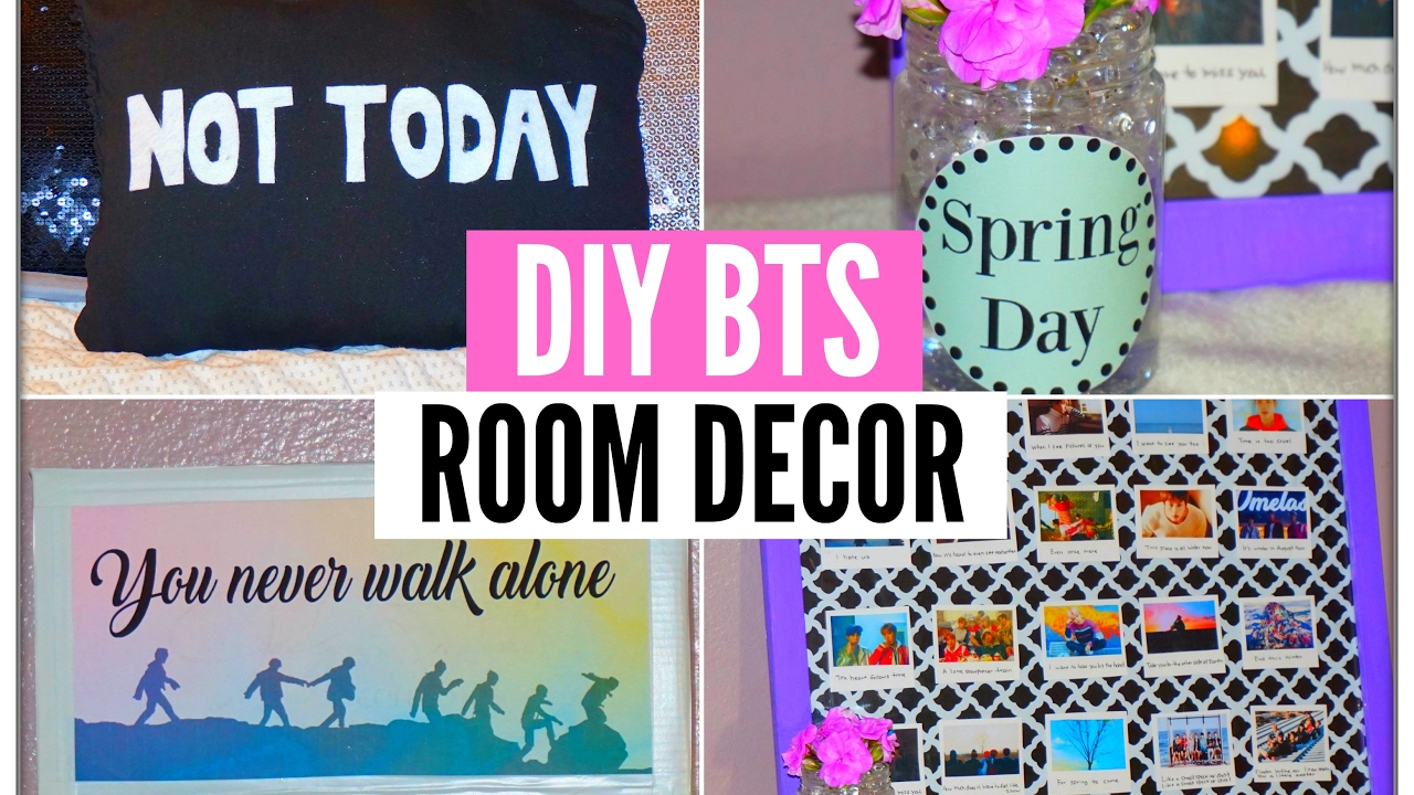 ►DIY KPOP BTS ROOM DECOR! You never walk alone/Spring Day/ Not Today Inspired
