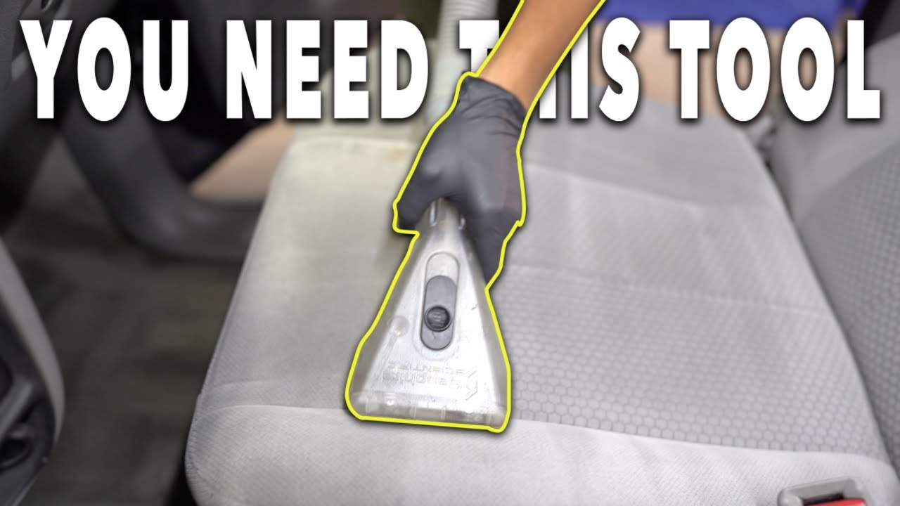 The BEST Interior Car Cleaning Tool You MUST Have For Shampooing Seats and Carpeting