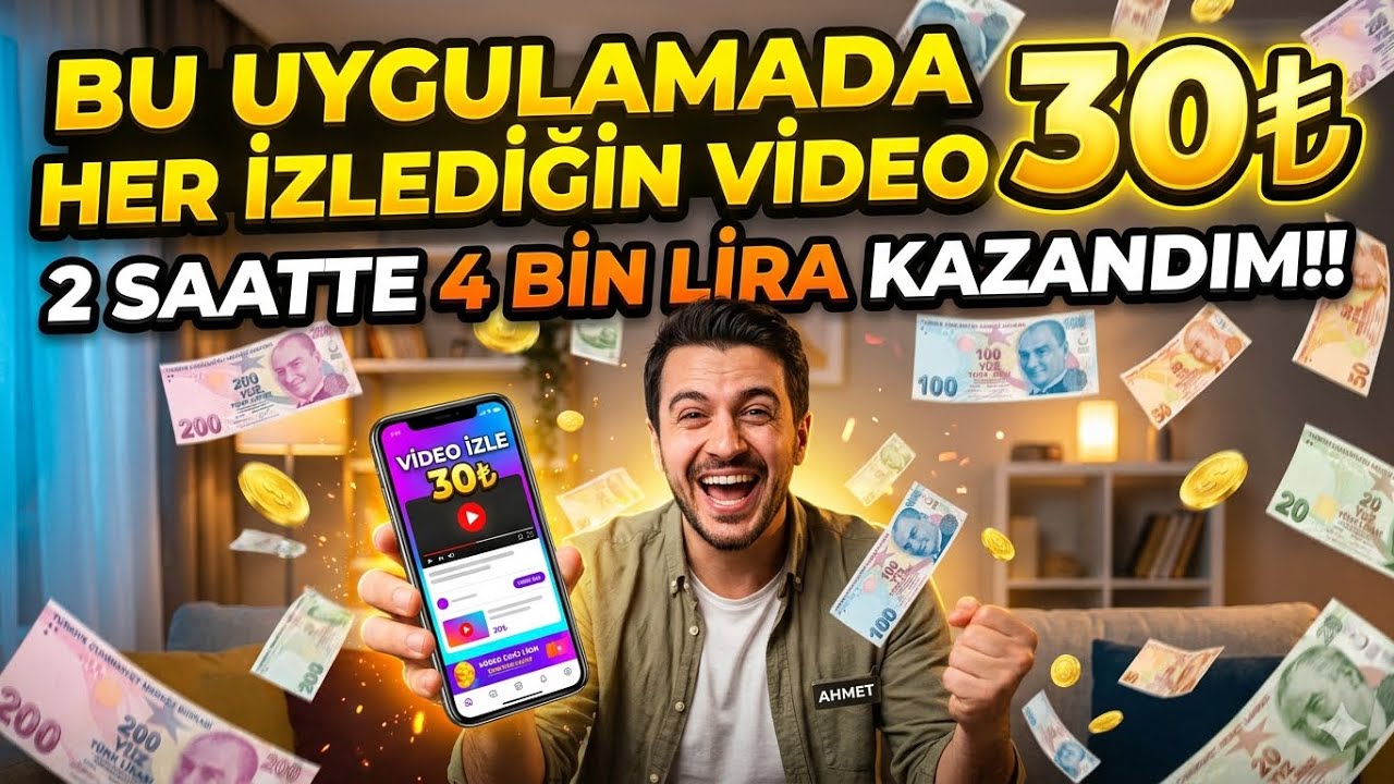 BOŞA VİDEO KAYDIRMA!! - VİDEO BAŞINA PARA KAZAN!! - 2026 İNTERNETTEN PARA KAZANMA 