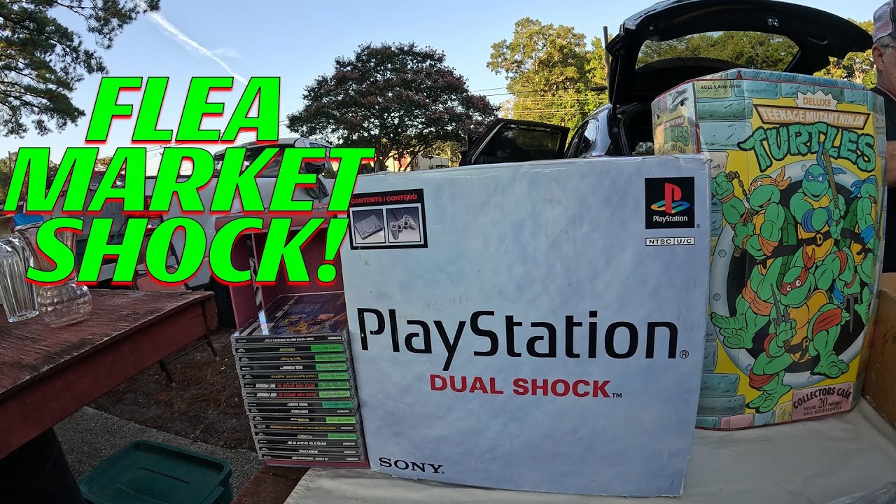 This FLEA Market Made Dreams Come True! Retro Video Games, Pokémon, Vintage Clothes, Toys and More!!