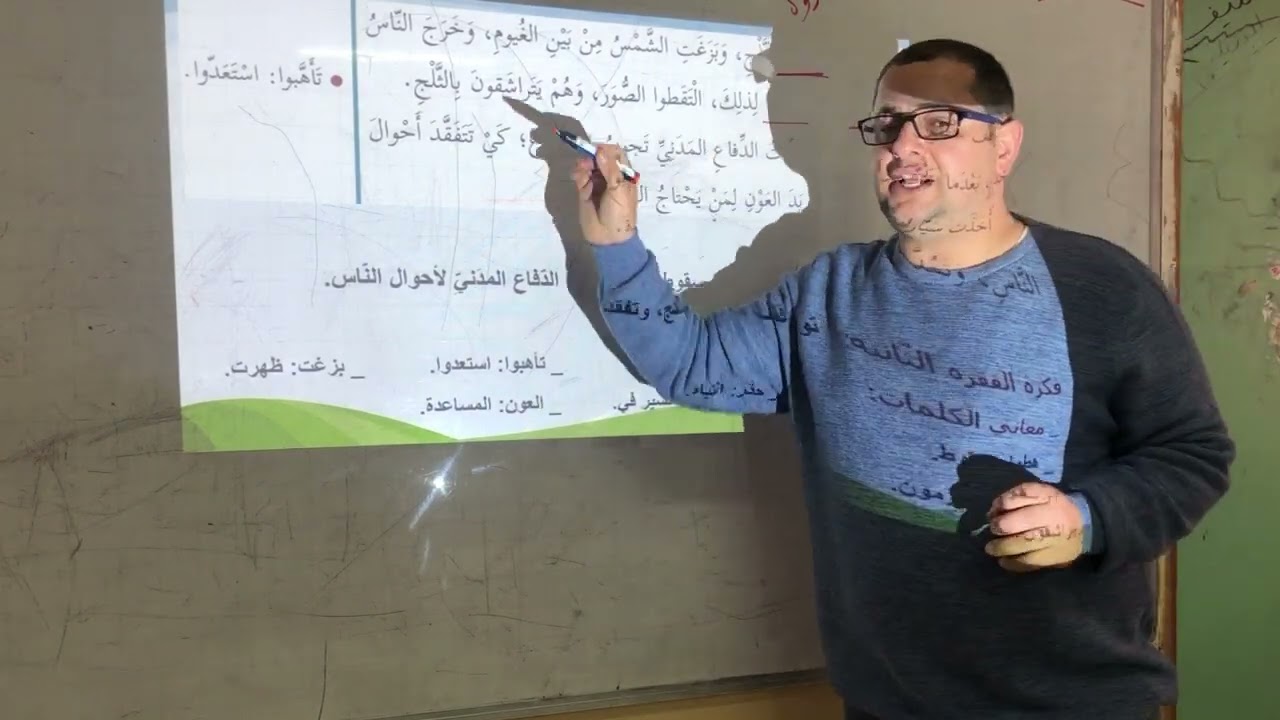 شرح وتحليل درس عرس ثلجي للصّف الخامس.