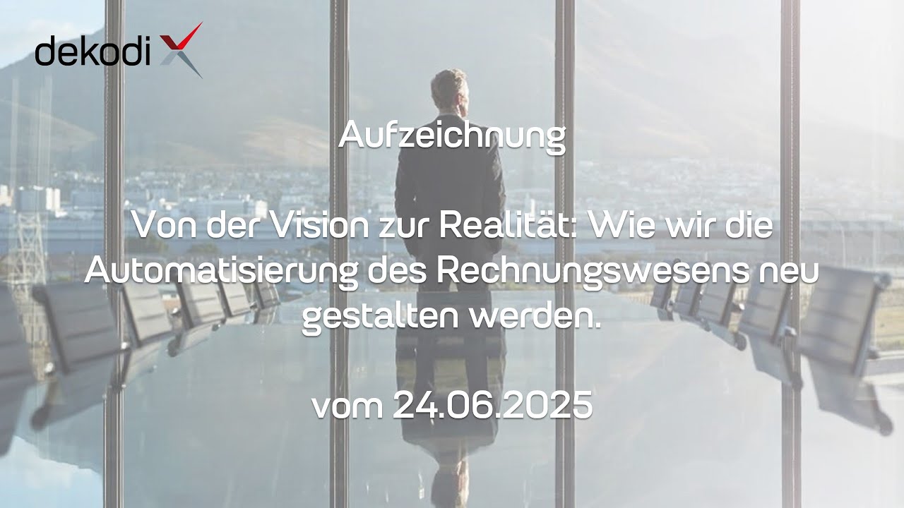 Von der Vision zur Realität: Wie wir die Automatisierung des Rechnungswesens neu gestalten werden.
