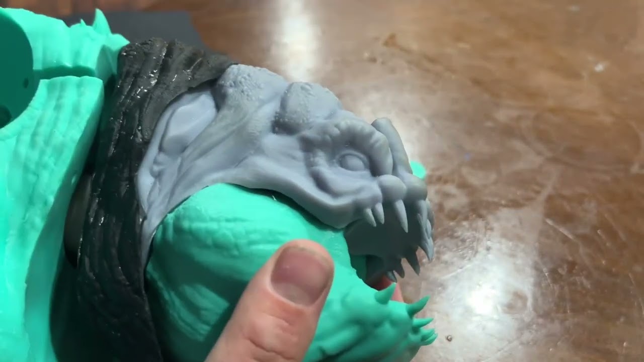 Revive the rancor jaw assembly and test shot