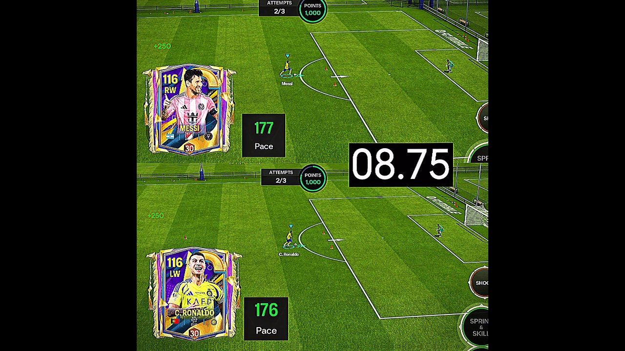 Messi X Ronaldo speed run ⚡🤯 