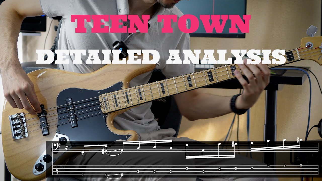 Jaco Pastorius - Teen Town Step by Step Tutorial