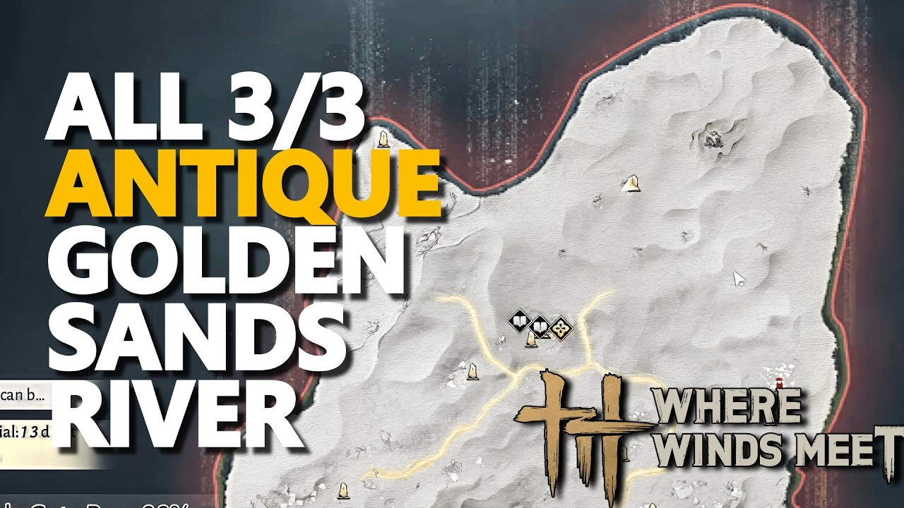 All 3 Golden Sands River Antique Where Winds Meet