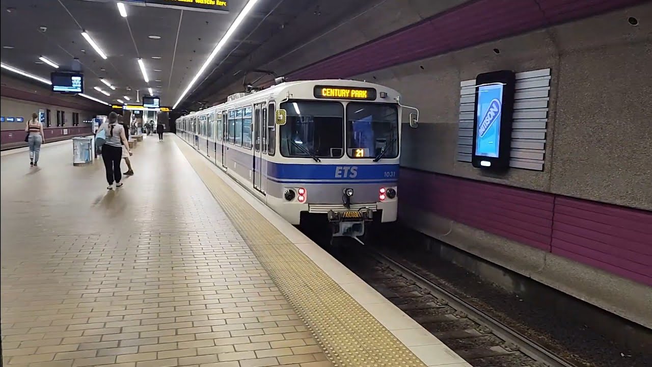 EDMONTON ETS: Central LRT Station   (full station tour)