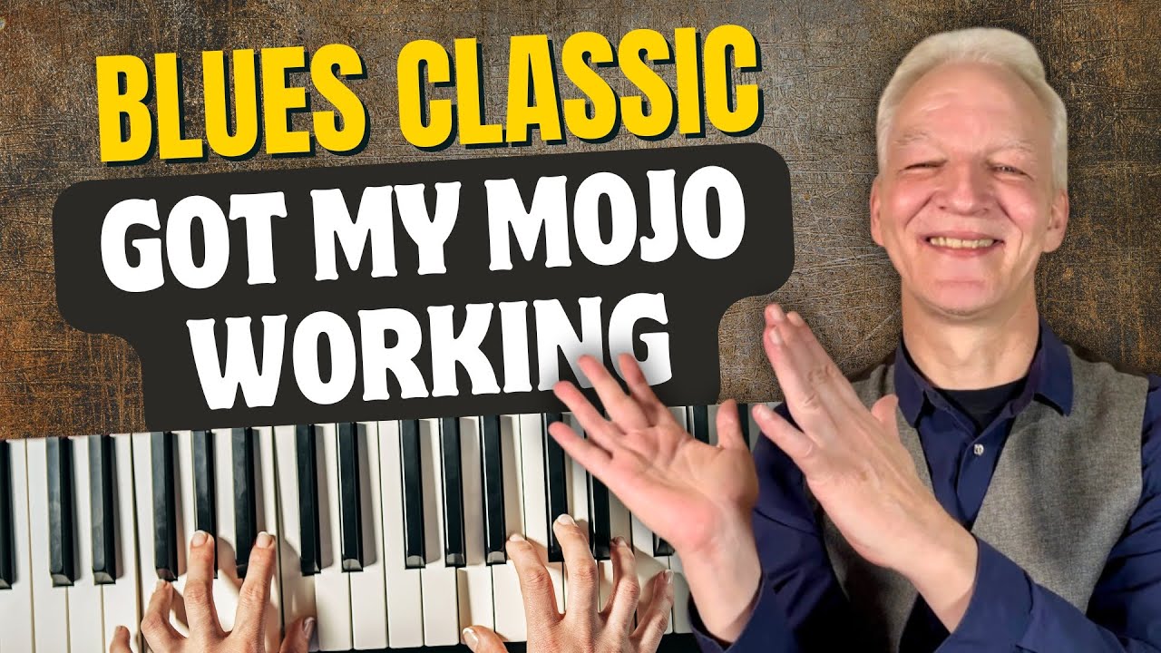 Got My Mojo Working, Classic Blues Piano Tutorial (12-Bar Blues in E)