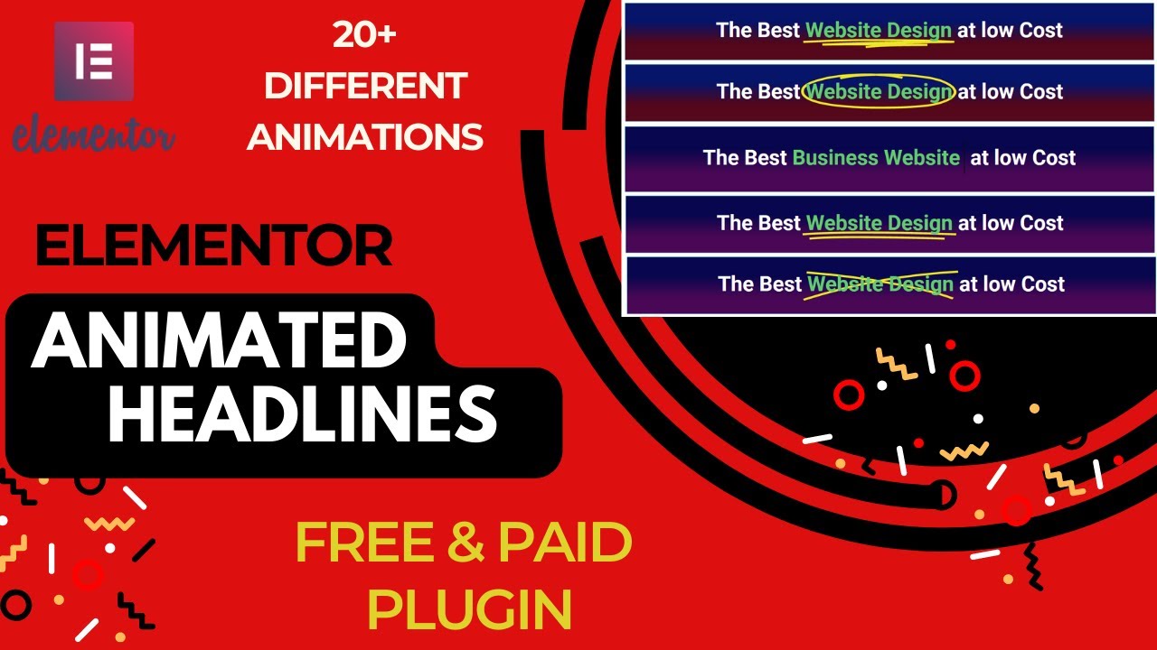 New Elementor Animated Headline Free & Pro plugin | Elementor Pro