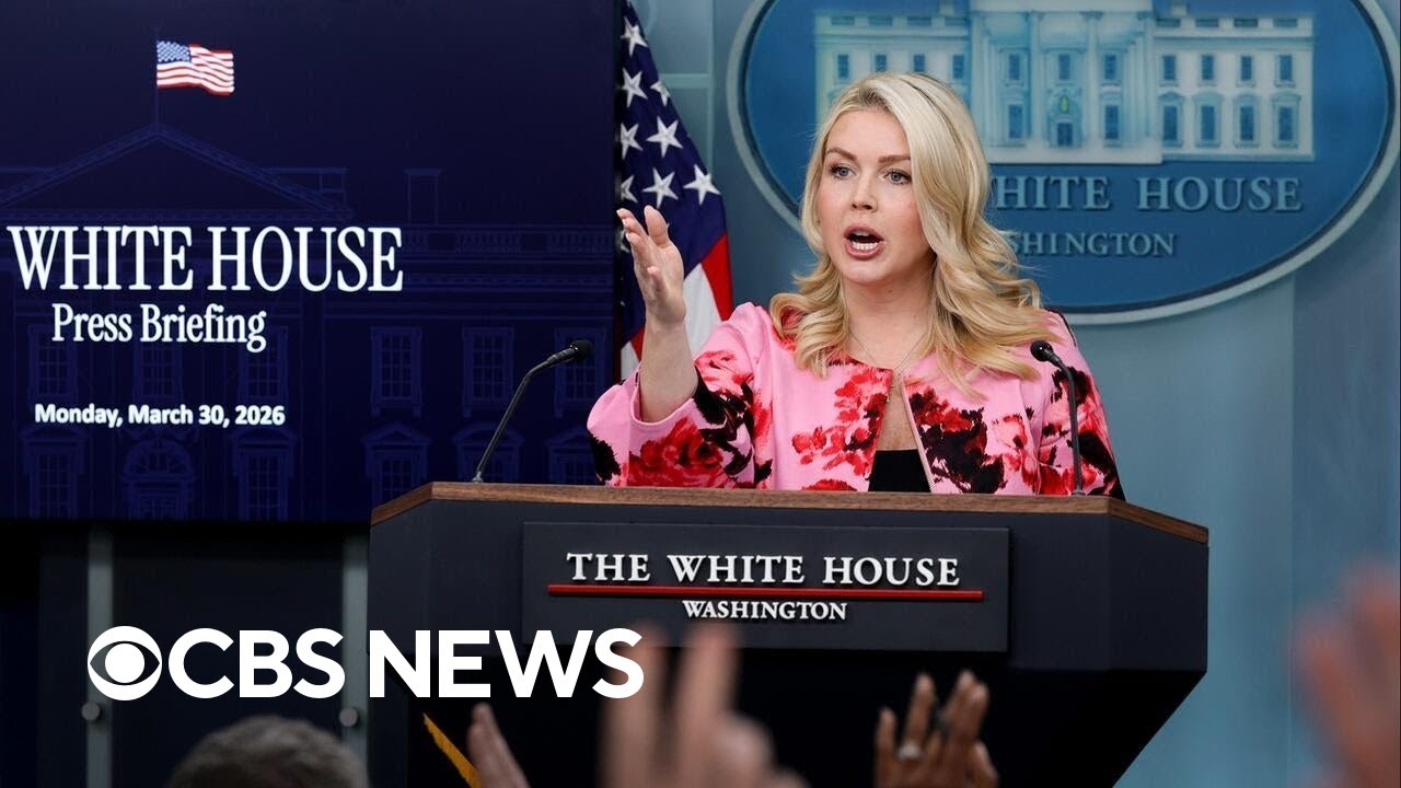 Karoline Leavitt gives update on Iran talks in White House press briefing