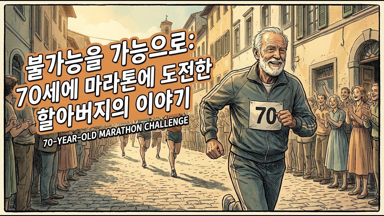 70세 노인의 마라톤 도전, 경계를 허물다