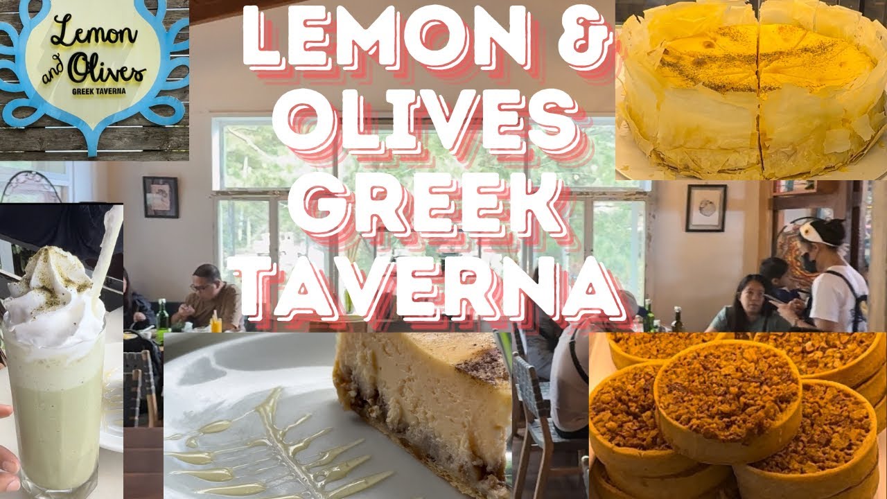 Greek Cuisine at Baguio City - Lemon and Olives Greek Taverna #food #foodvlog
