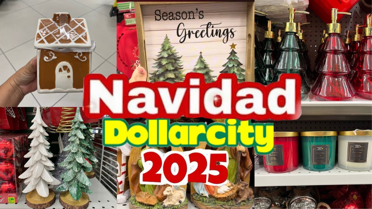 🎅¡Ya está aquí la NAVIDAD 2025 en Dollarcity! 🎄 Novedades y Decoración