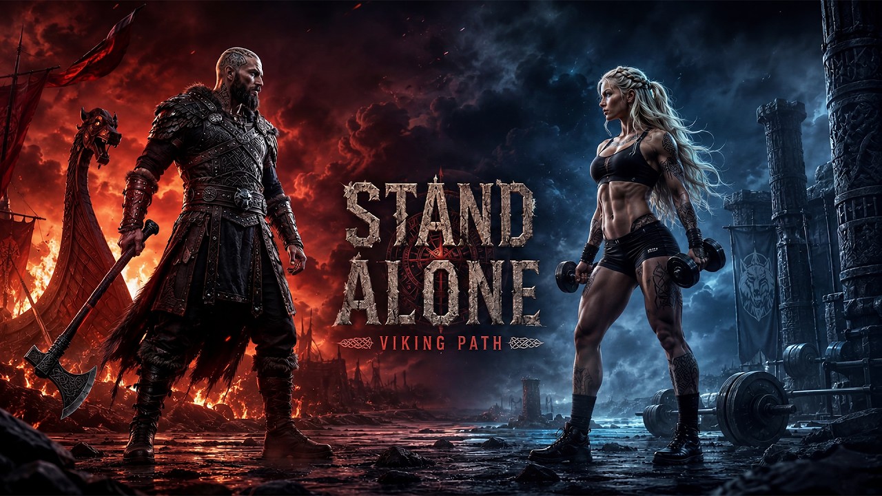 Raven Wolf ft. Laga - STAND ALONE (VIKING PATH) 🔥| Epic Viking Rap | Viking Song 🔥 (Lyric Video)