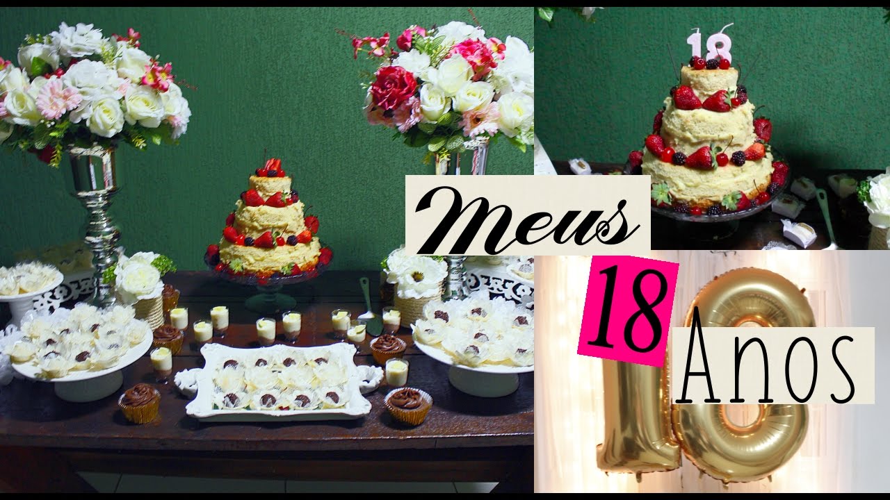 FAÇA SUA PRÓPRIA FESTA + DIY | 18 ANOS.