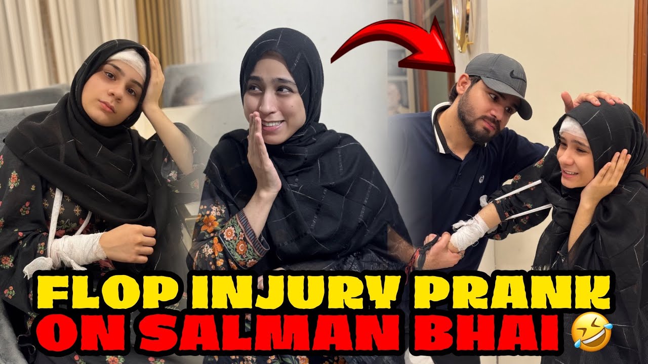 Ghazal api or Kissa api ny Salman bhai pr injury prank kiya🤪|| Salman bhai ny camera pakar liya😭
