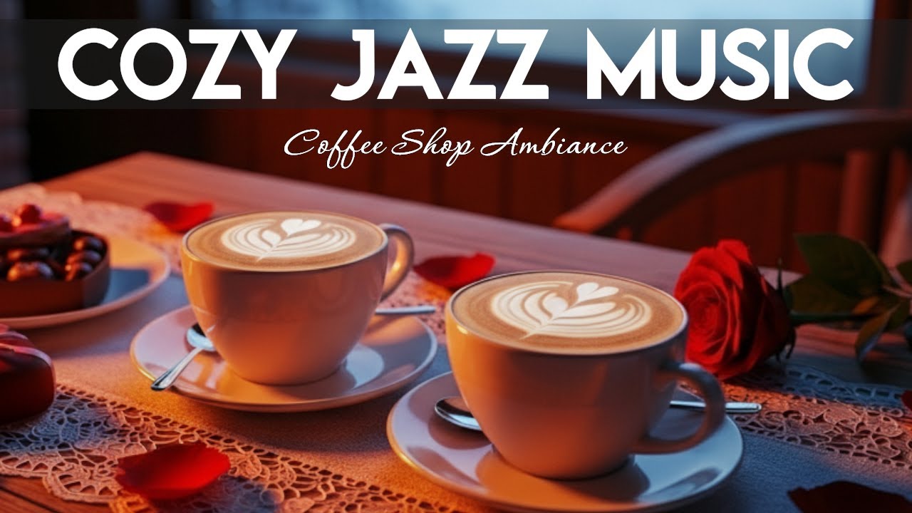 Cozy Jazz Music ☕❄️ Cofee Shop Ambiance & Smooth Piano for Study, Work & Peaceful Moments