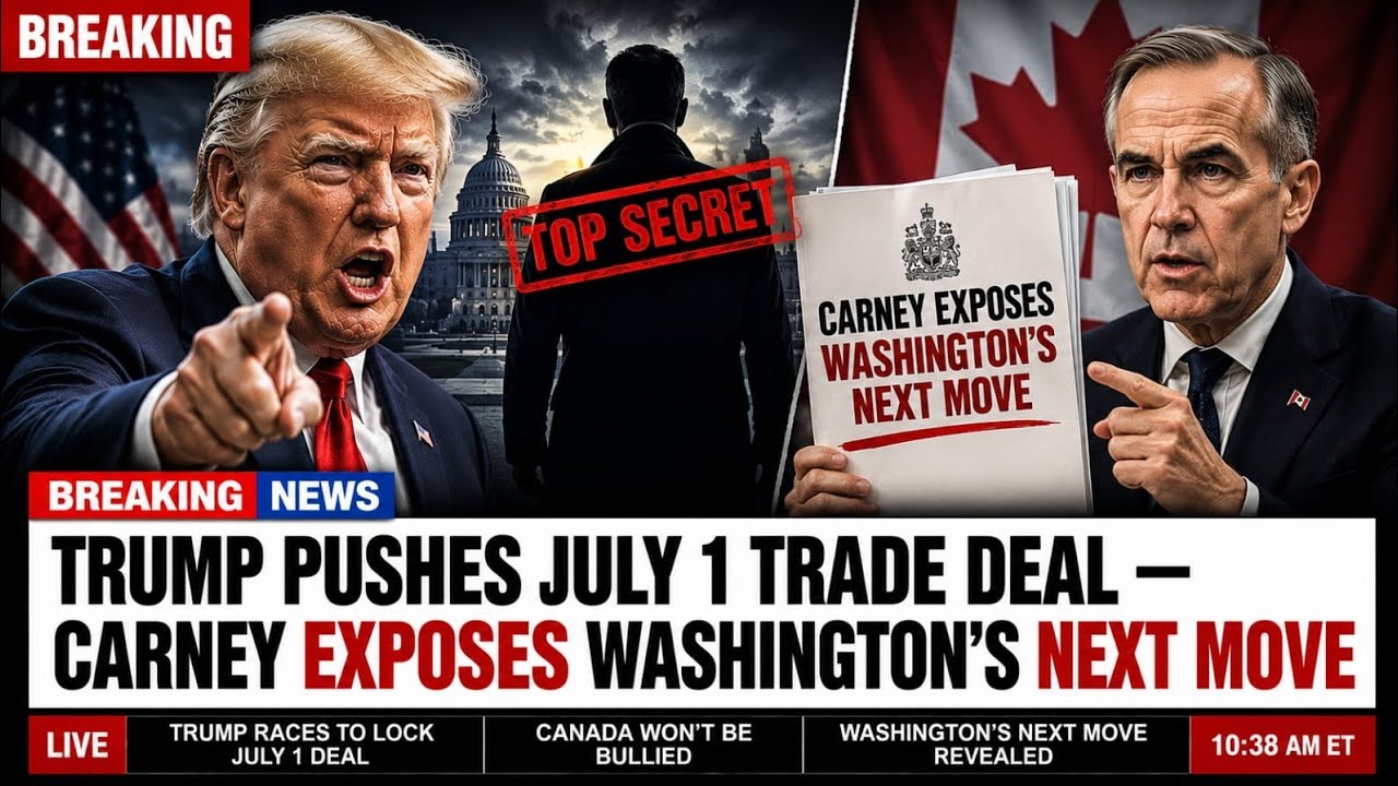 BREAKING: Trump Pushes July 1 Trade Deal &mdash; Carney Exposes Washington's Next Move