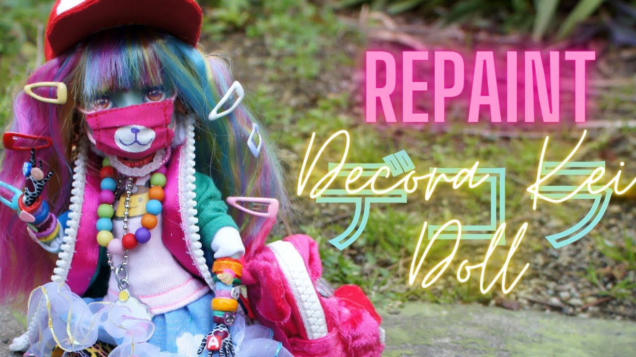 Repaint! Decora Kei Inspired OOAK Custom Doll