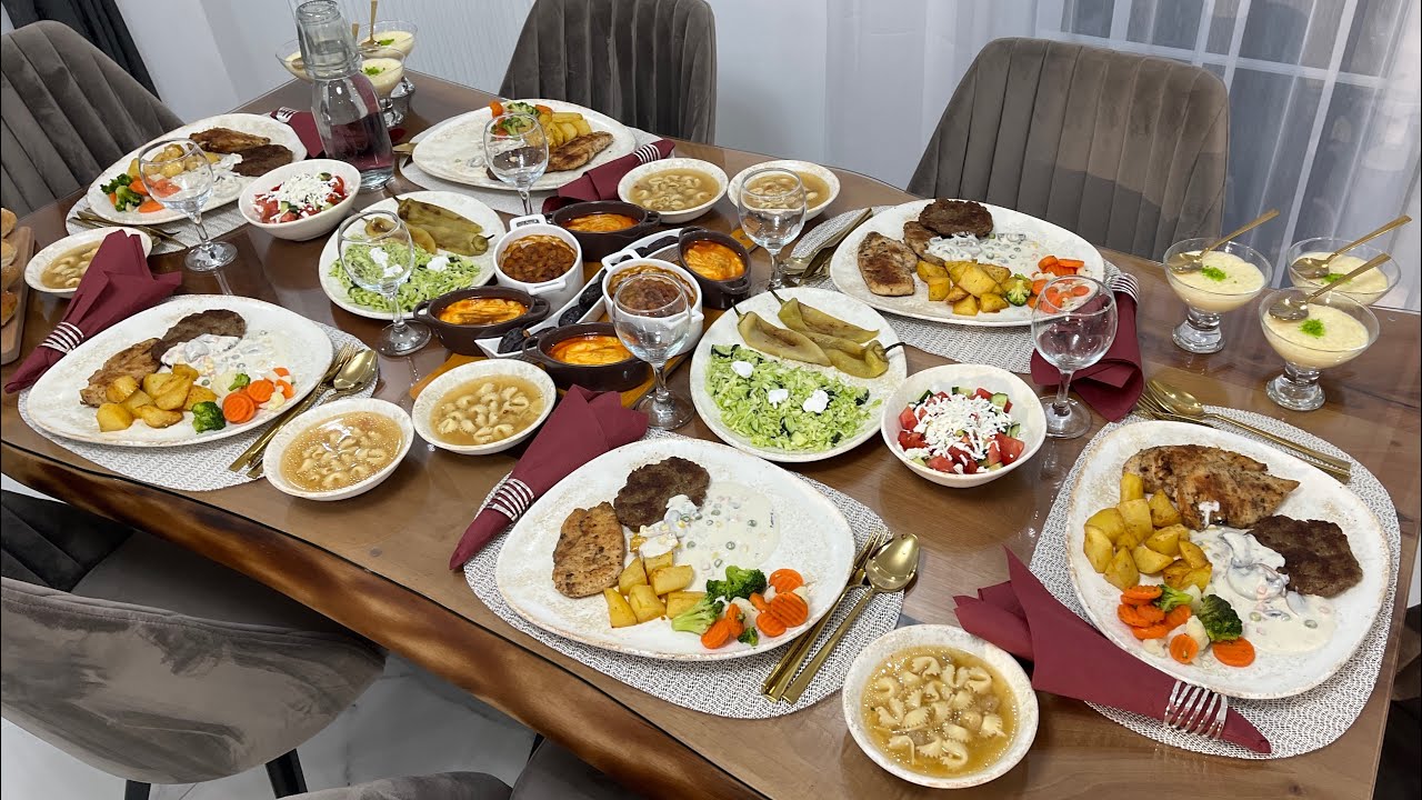 Meny për 10 Persona 😍 si në Restaurant 👌😋 Menya 19 💕